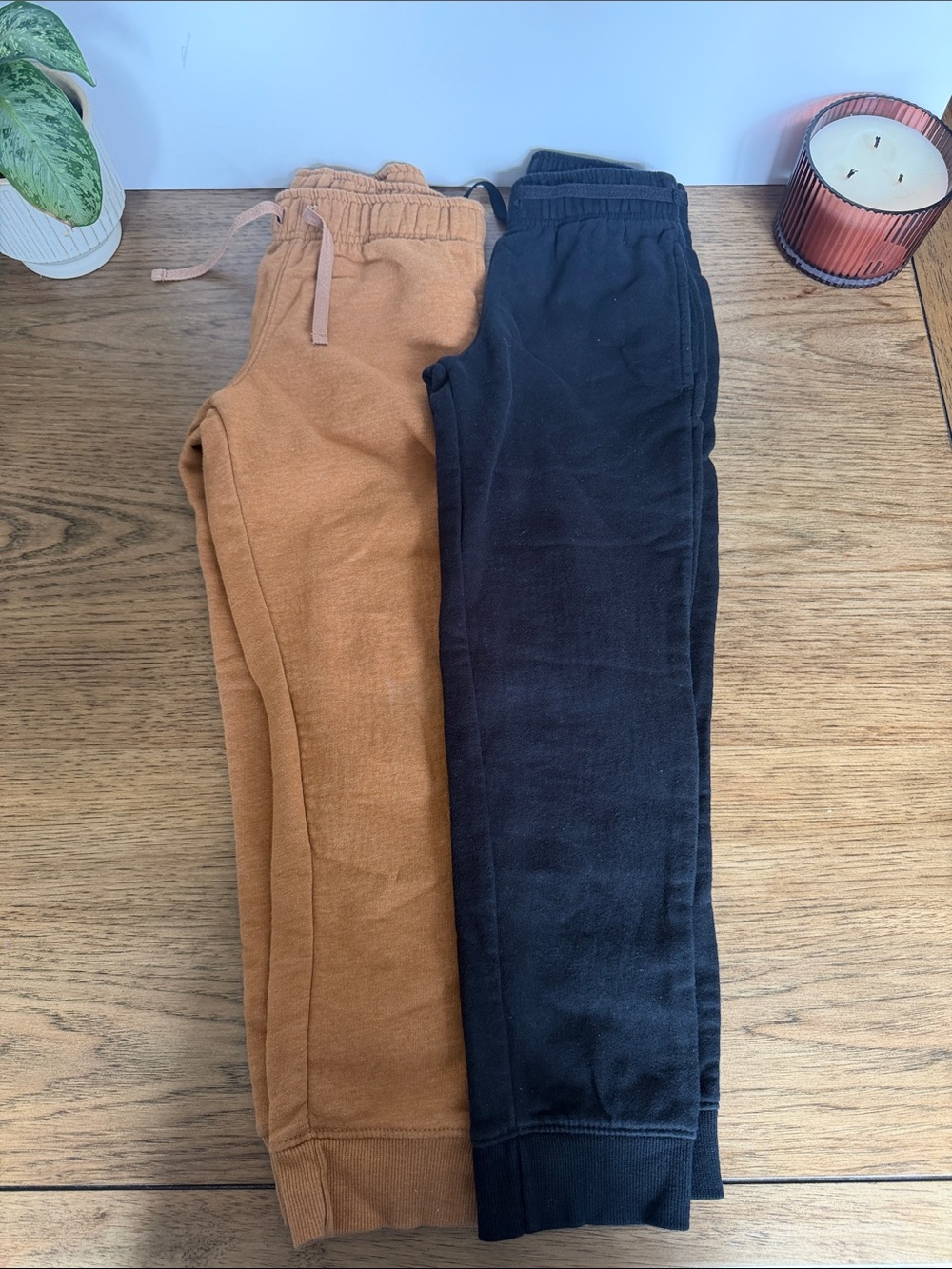 Cat & Jack Kids Jogger Pants in Black and Brown (2-Pack)